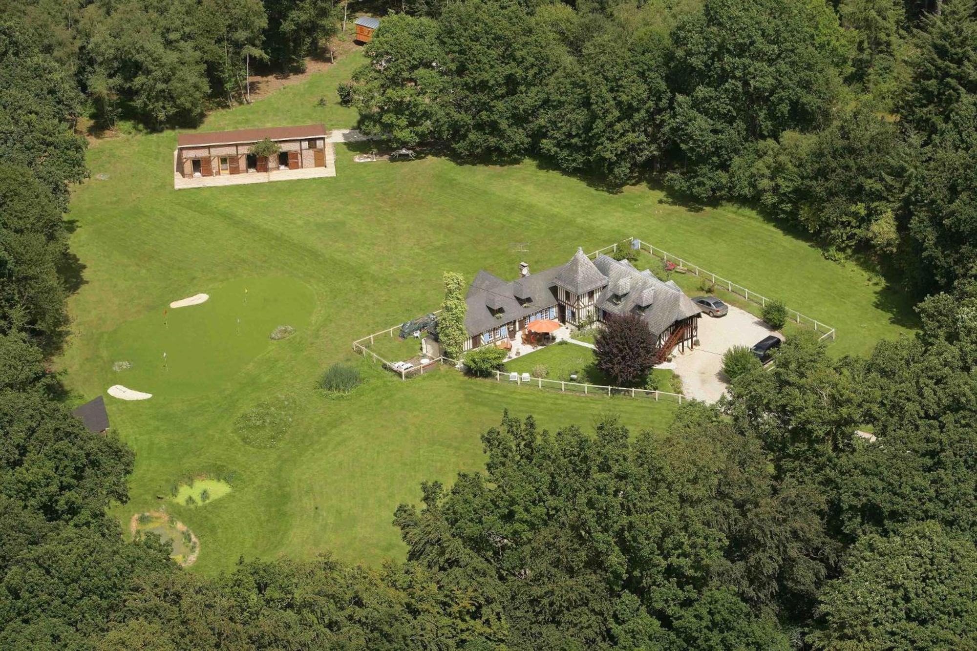 Domaine De La Mesange Bed & Breakfast Le Mesnil-Durand Exterior foto